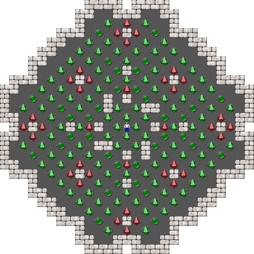 Sokoban Sasquatch 07 Arranged level 121